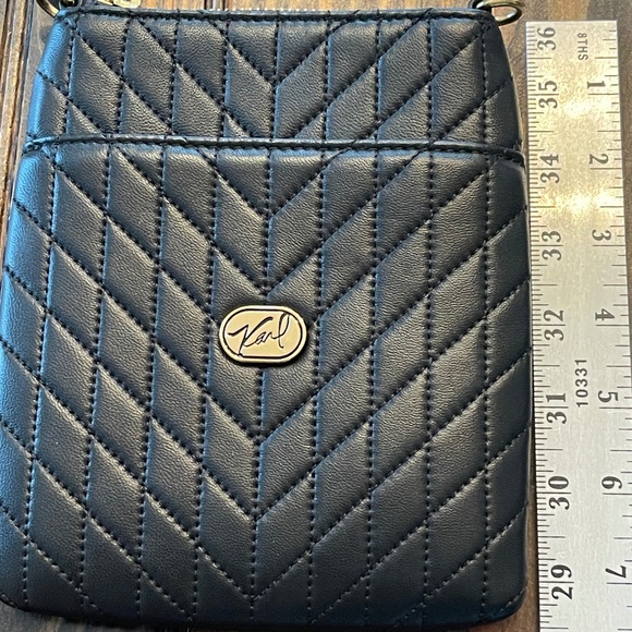Karl Lagerfeld Crossbody Bag Mini Purse Cell Phone - Picture 1 of 6